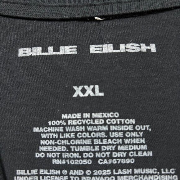 Billie Eilish Birds of a Feather Music Video Pop T-Shirt XXL - Picture 4 of 4